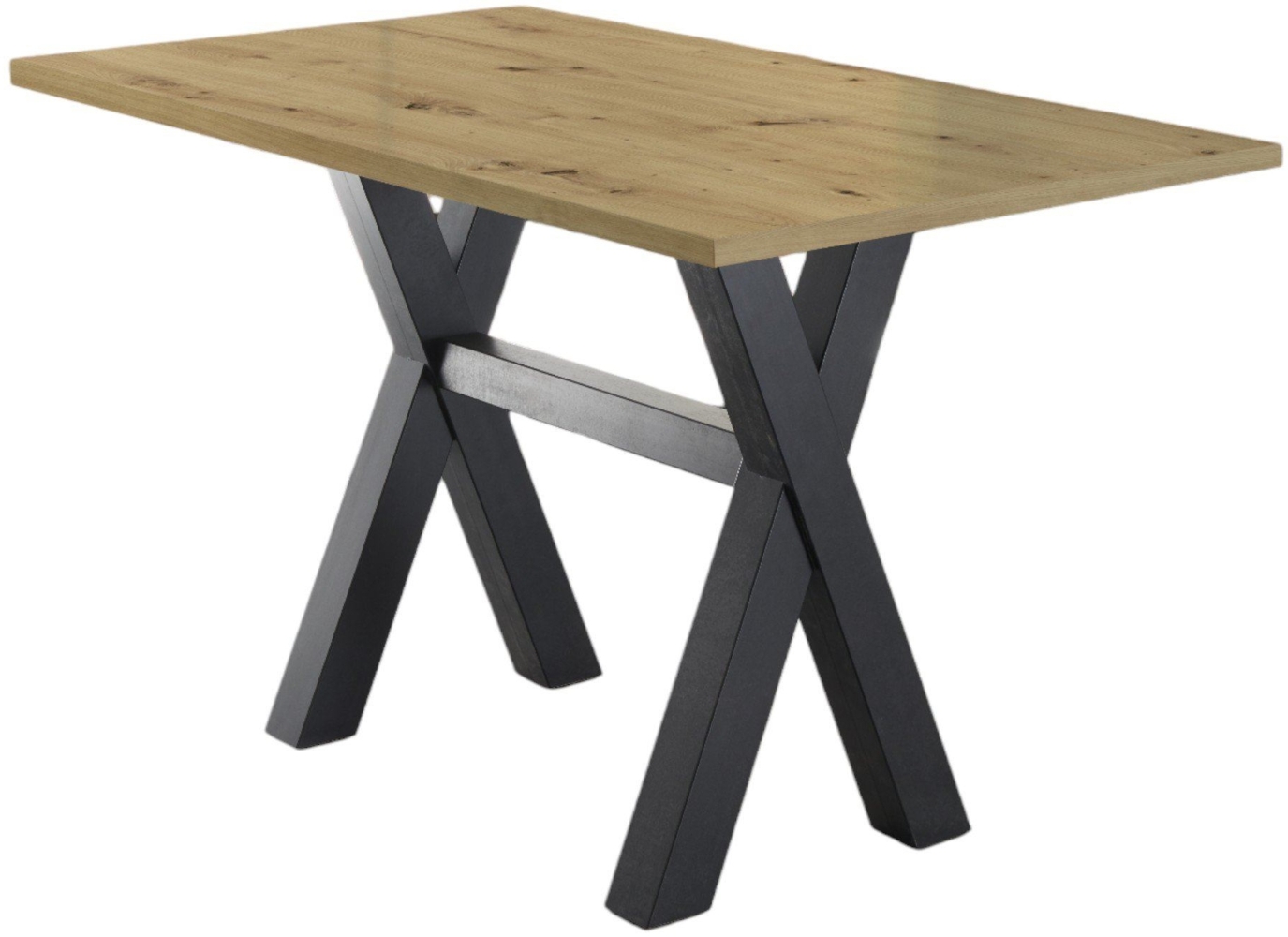 Stehtisch Essa 2 120 x 70 x 105 Bartisch Schwarzstahl/Asteiche 13608 Bild 1