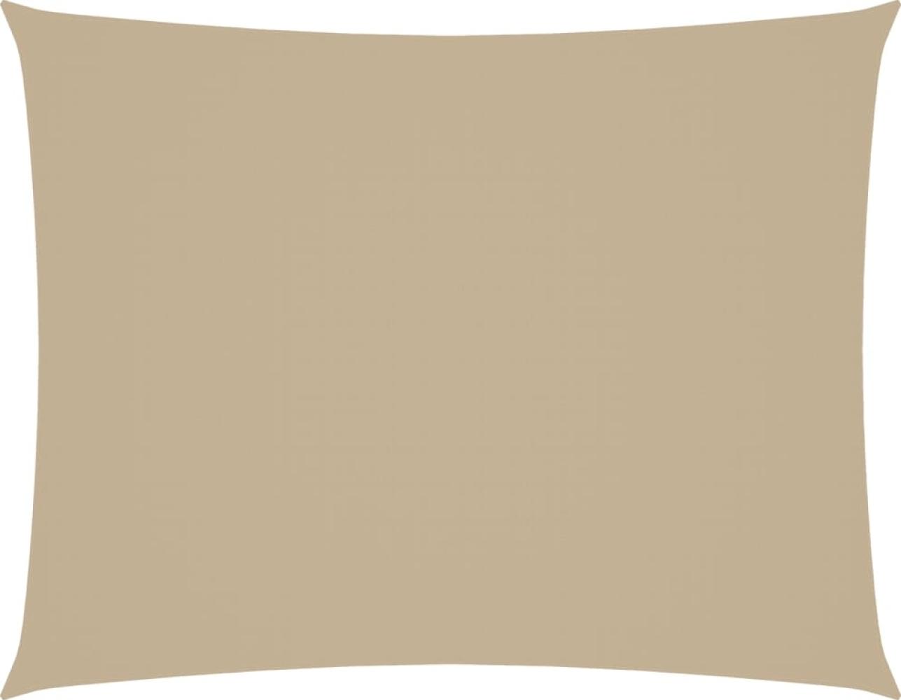 vidaXL Sonnensegel Oxford-Gewebe Rechteckig 3,5x5 m Beige 135160 Bild 1