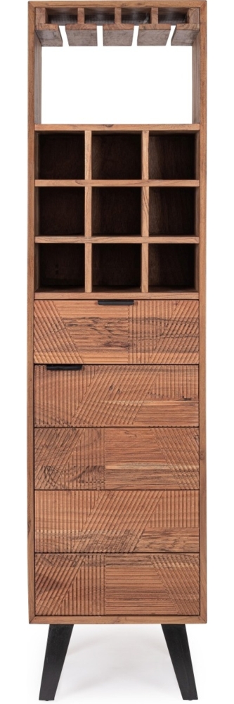 Barschrank Isar aus Akazienholz, 180 cm Bild 1