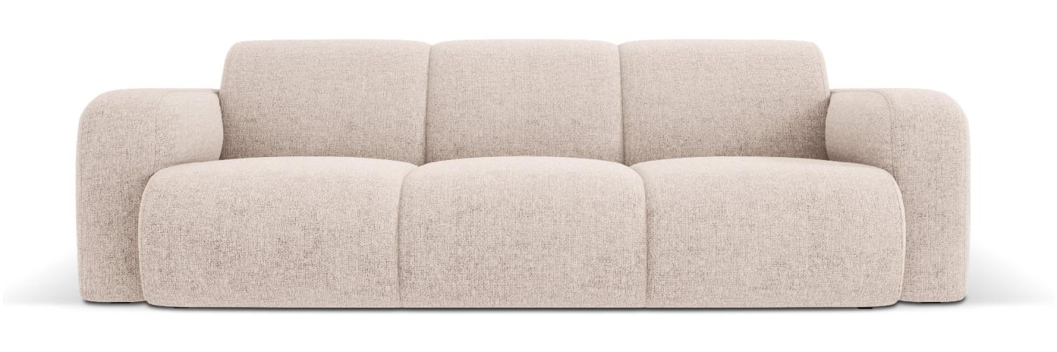 Micadoni Boucle Sofa Molino 3-Sitzer Chenille Beige Bild 1