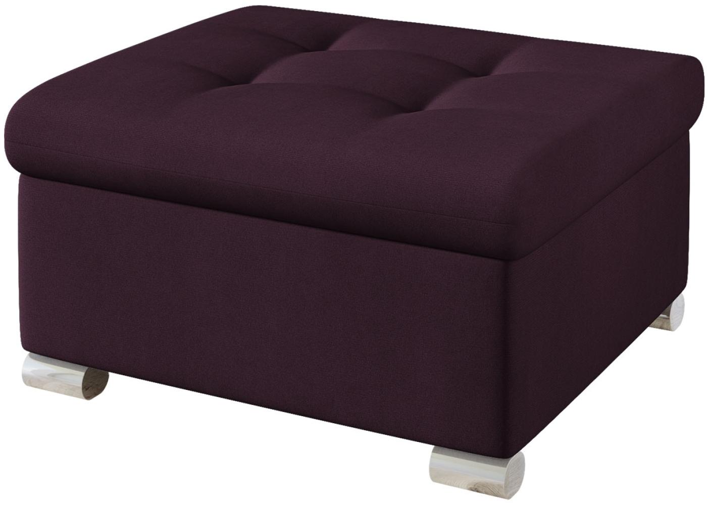 Polsterhocker Niko Klein, Farbe: Uttario Velvet 2963 Bild 1