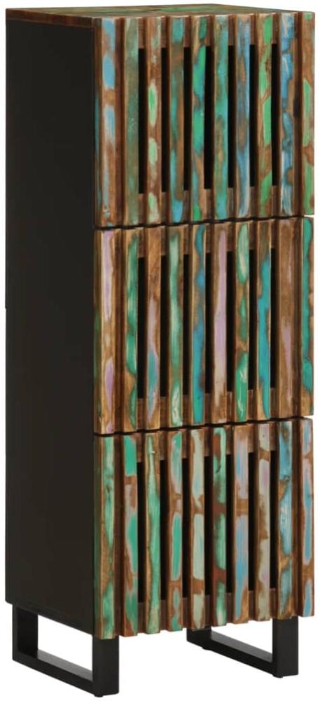 vidaXL Highboard 40x34x110 cm Massivholz Akazie 377583 Bild 1