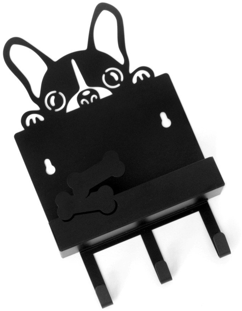 Brillibrum Garderobenhaken Hundegarderobe Metall Dogstation Garderobe für Hundeleinen Wandhaken Bild 1