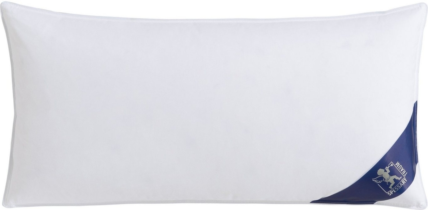 SPESSARTTRAUM Federkissen Premium******, Füllung: 70% Gänsefedern / 30% Gänsedaunen, Klasse 1, Downpass zertifiziert, Bezug: 100% Baumwolle, Made in Green, Hausstauballergiker geeignet, gute Stützkraft, Seitenschläfer & Rückenschläfer Bild 1