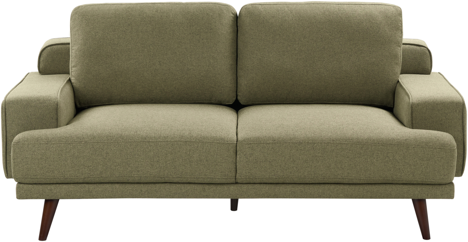 2-Sitzer Sofa Stoff dunkelgrün DALUM Bild 1