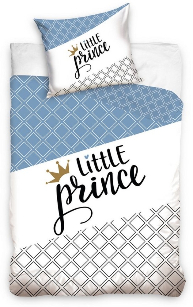 Carbotex Babybettwäsche Little Prince Babybettwäsche 100 x 135 cm Bild 1