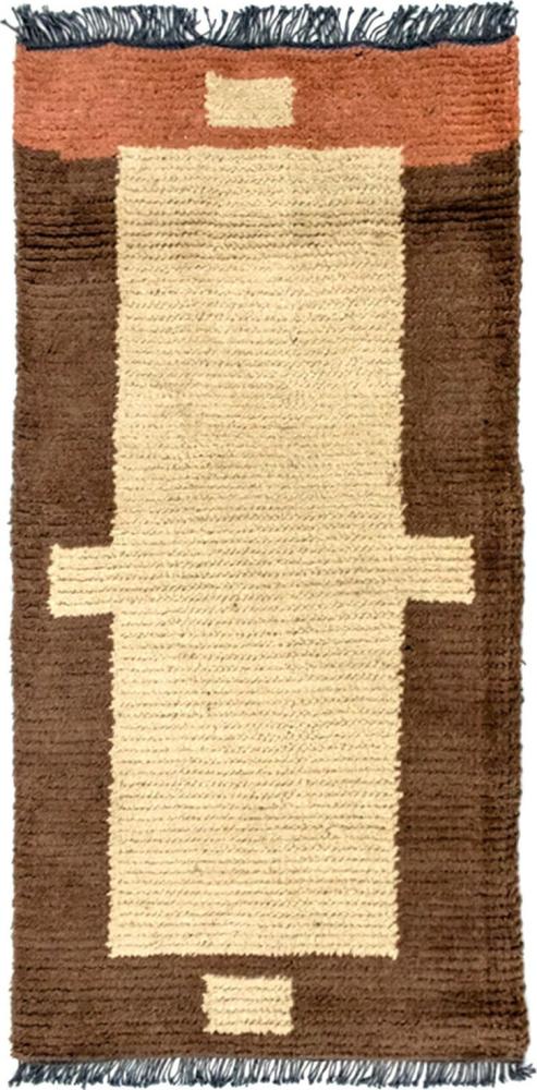 Morgenland Nepal Teppich - 140 x 70 cm - Beige Bild 1