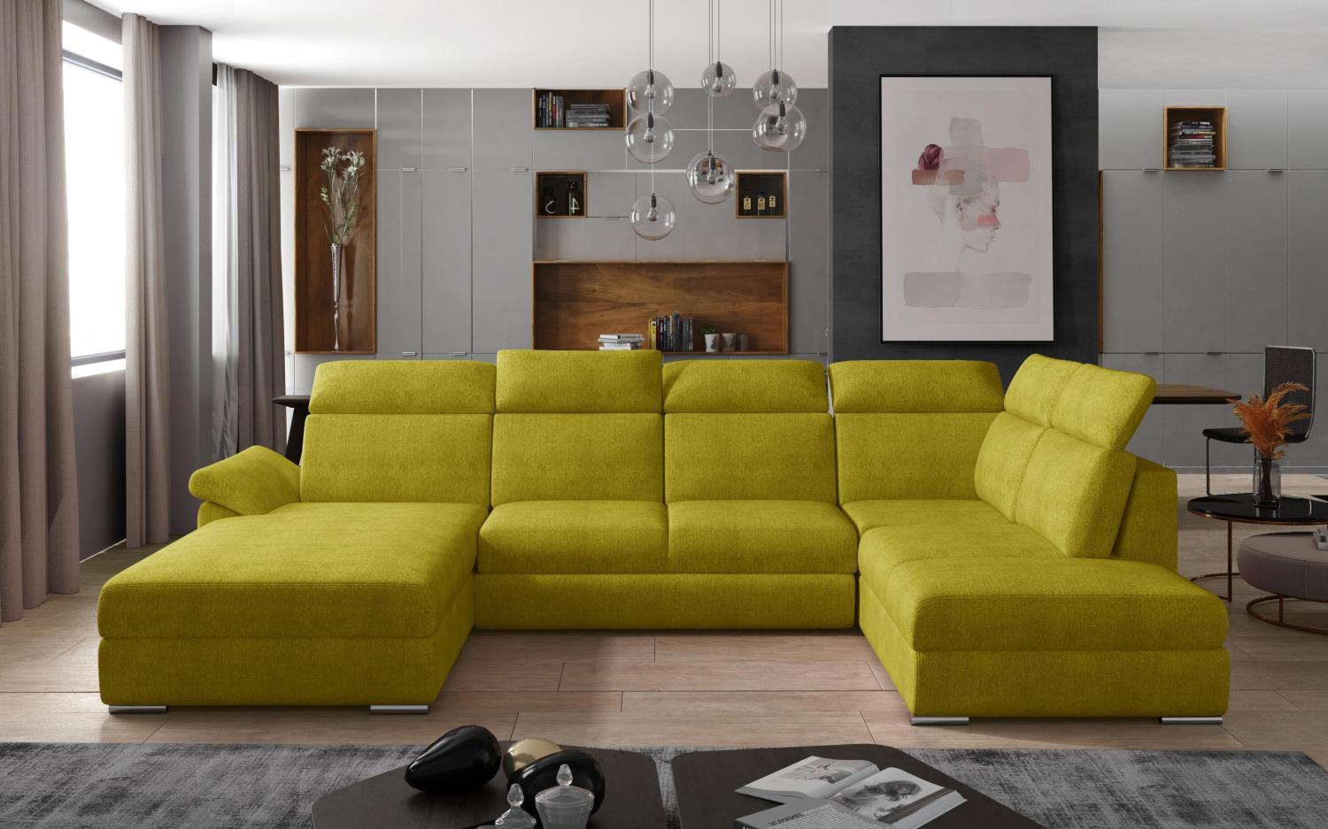 Wohnideebilder Evanell Gelb Ecksofas & Eckcouches Evl_09 Bild 1