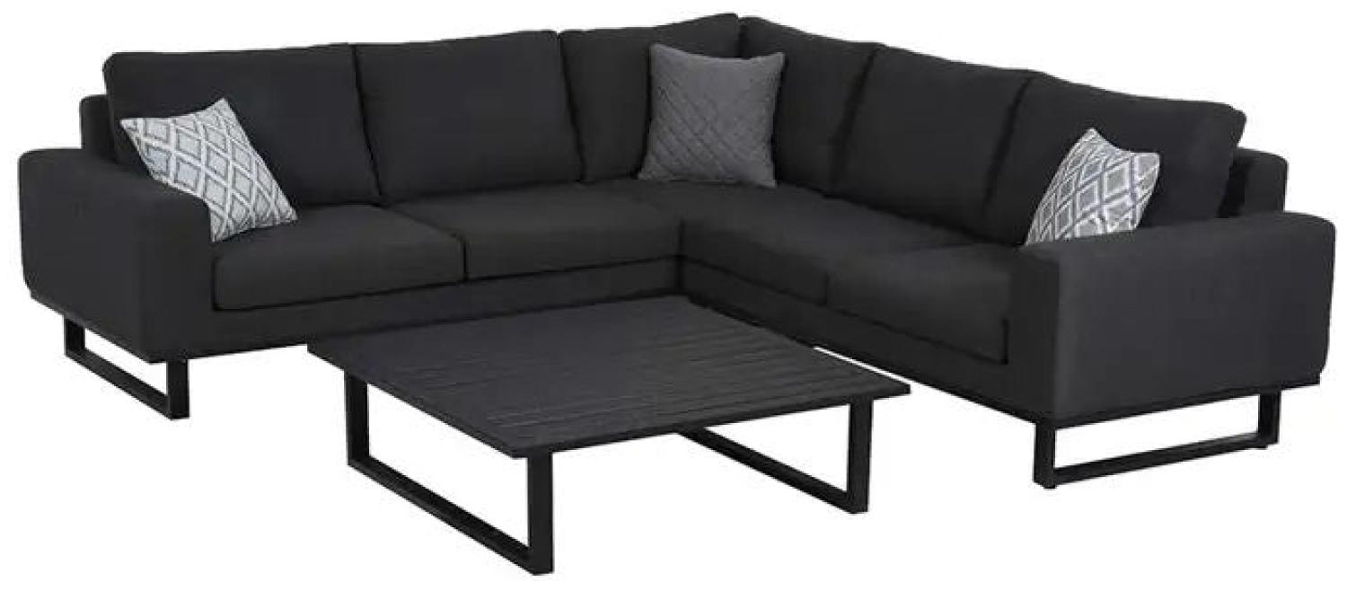 Ethos Eckgruppe mit Couchtisch Charcoal Bild 1