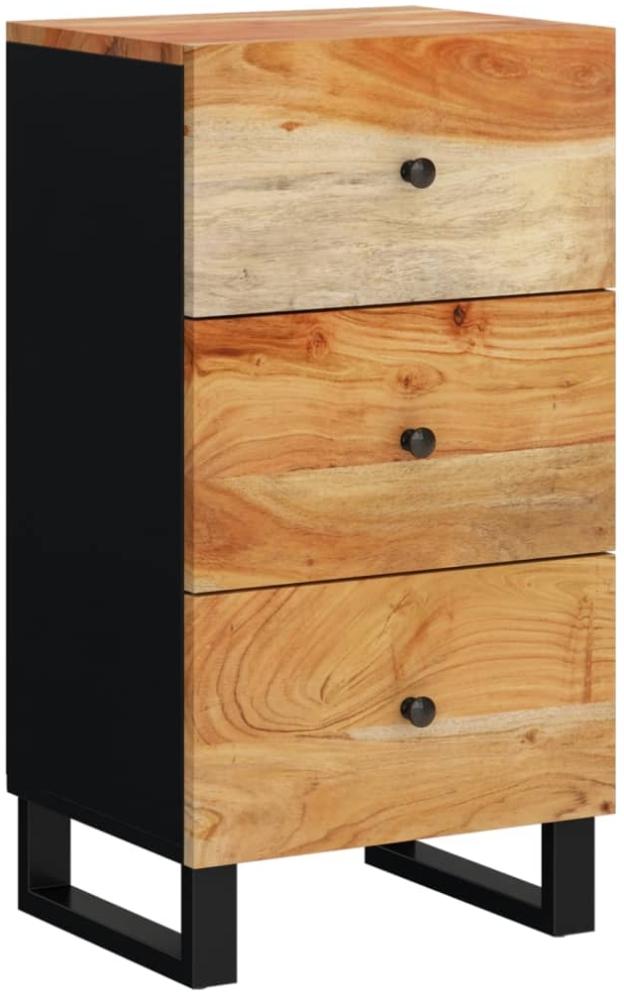 vidaXL Sideboard mit 3 Schubladen 40x33,5x75 cm Massivholz Akazie 352906 Bild 1