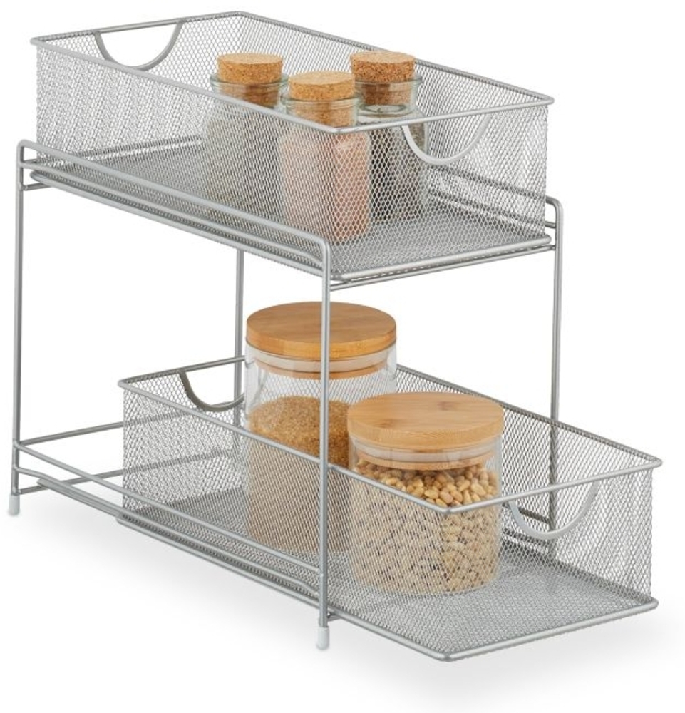 Küchen Organizer mit 2 Ausziehkörben Bild 1