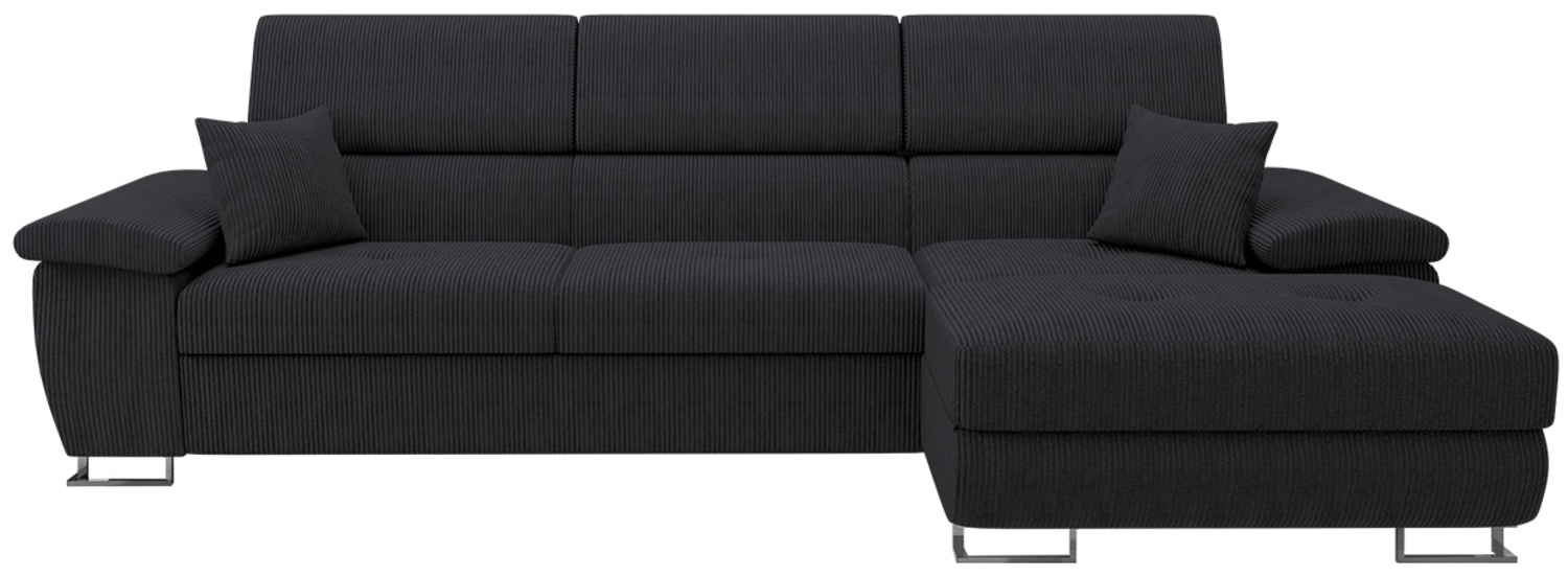 Ecksofa Cotere Mini Cord (Farbe: Poso 135, Seite: Rechts) Bild 1