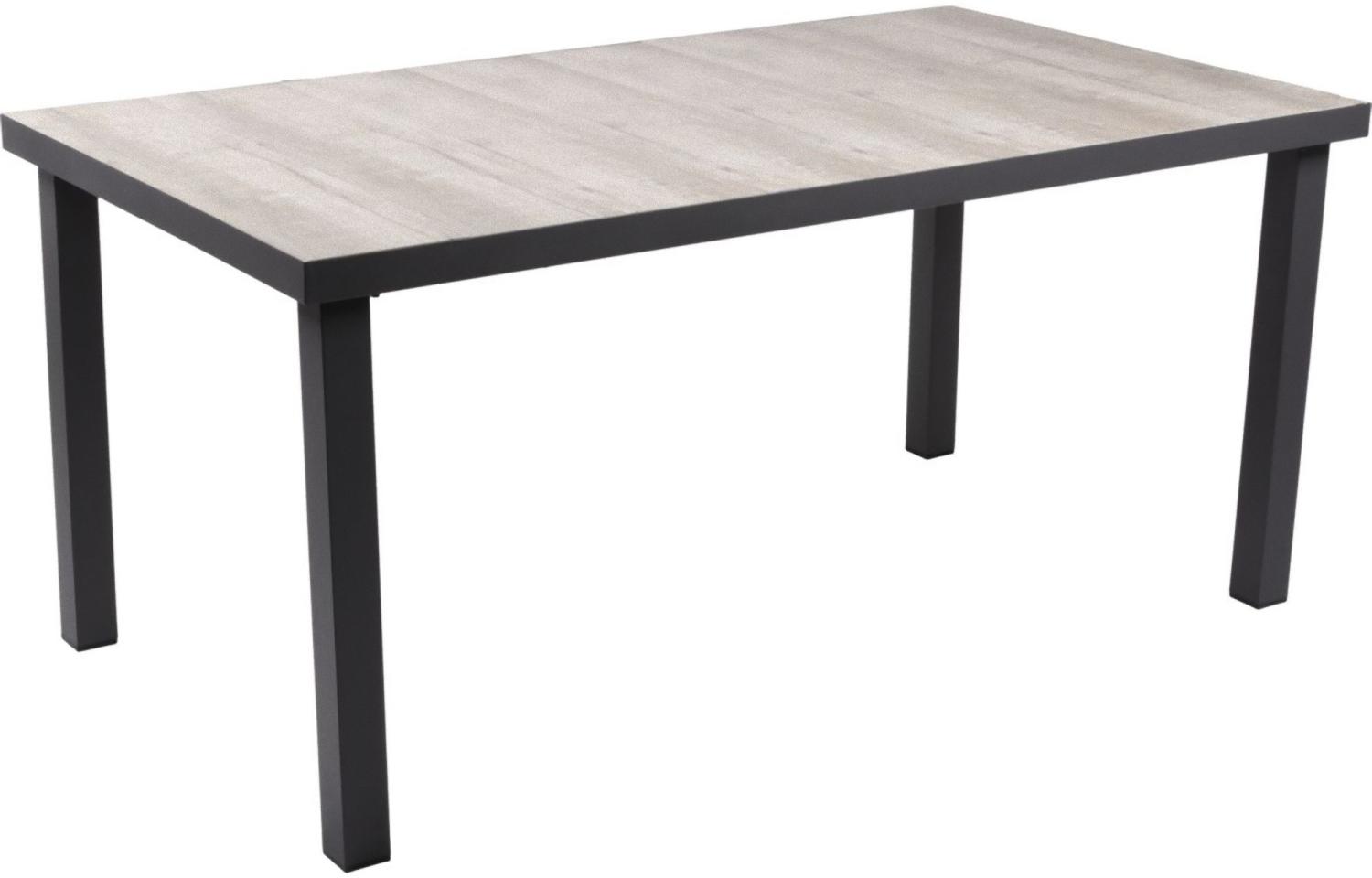 Tisch Rana aus Aluminium / Keramik, Eiche-Optik Bild 1