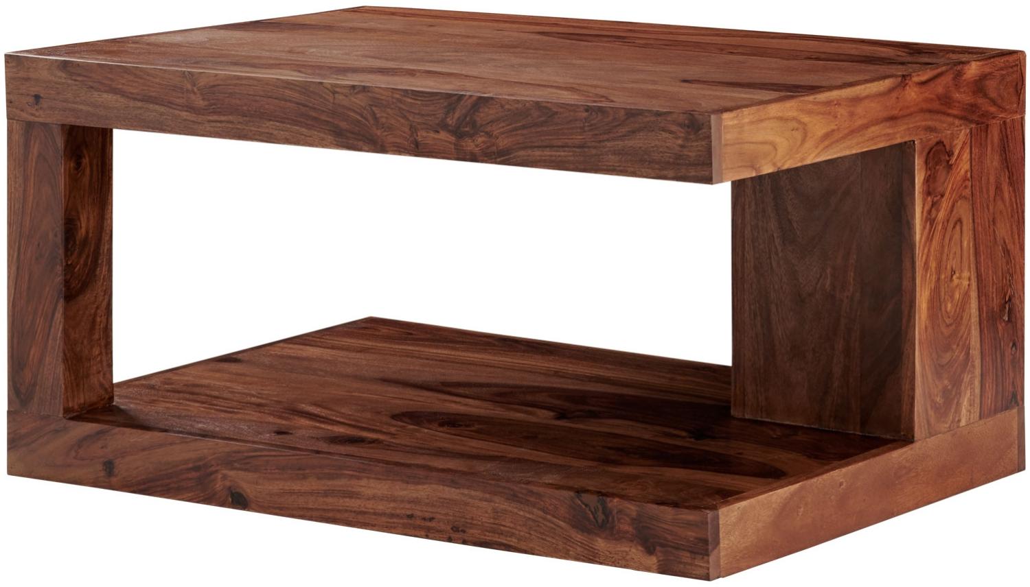 Couchtisch Massiv Sheesham Jupiter 90x60 cm Bild 1
