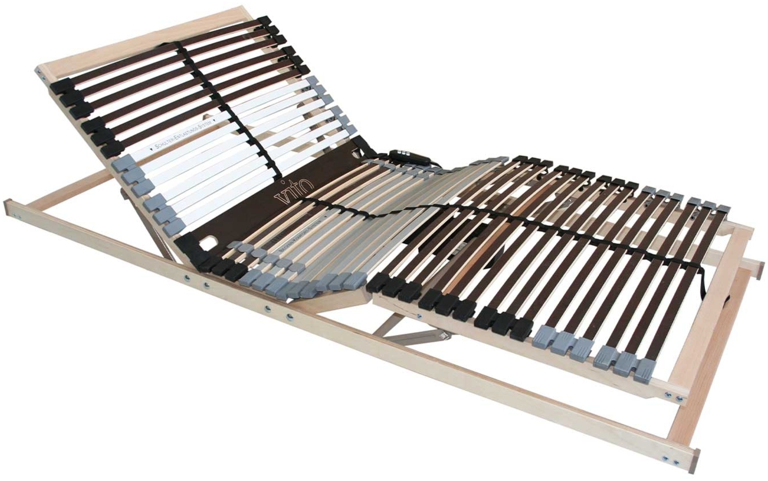 Federholzrahmen vito Mirea 42 100 x 200 Motor, Beige, 100 x 18 x 200 cm Bild 1