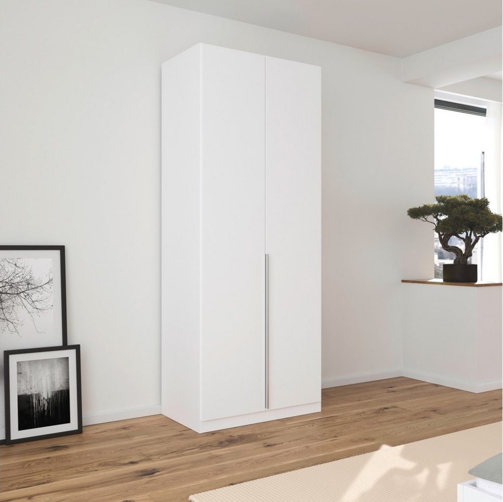 rauch Drehtürenschrank Kleiderschrank Schrank Garderobe AGORDO mit Dekor- oder Hochglanzfront (in zwei Griff-Farben) durchdachte Innenausstattung, in 6 Breiten und 2 Höhen MADE IN GERMANY Bild 1