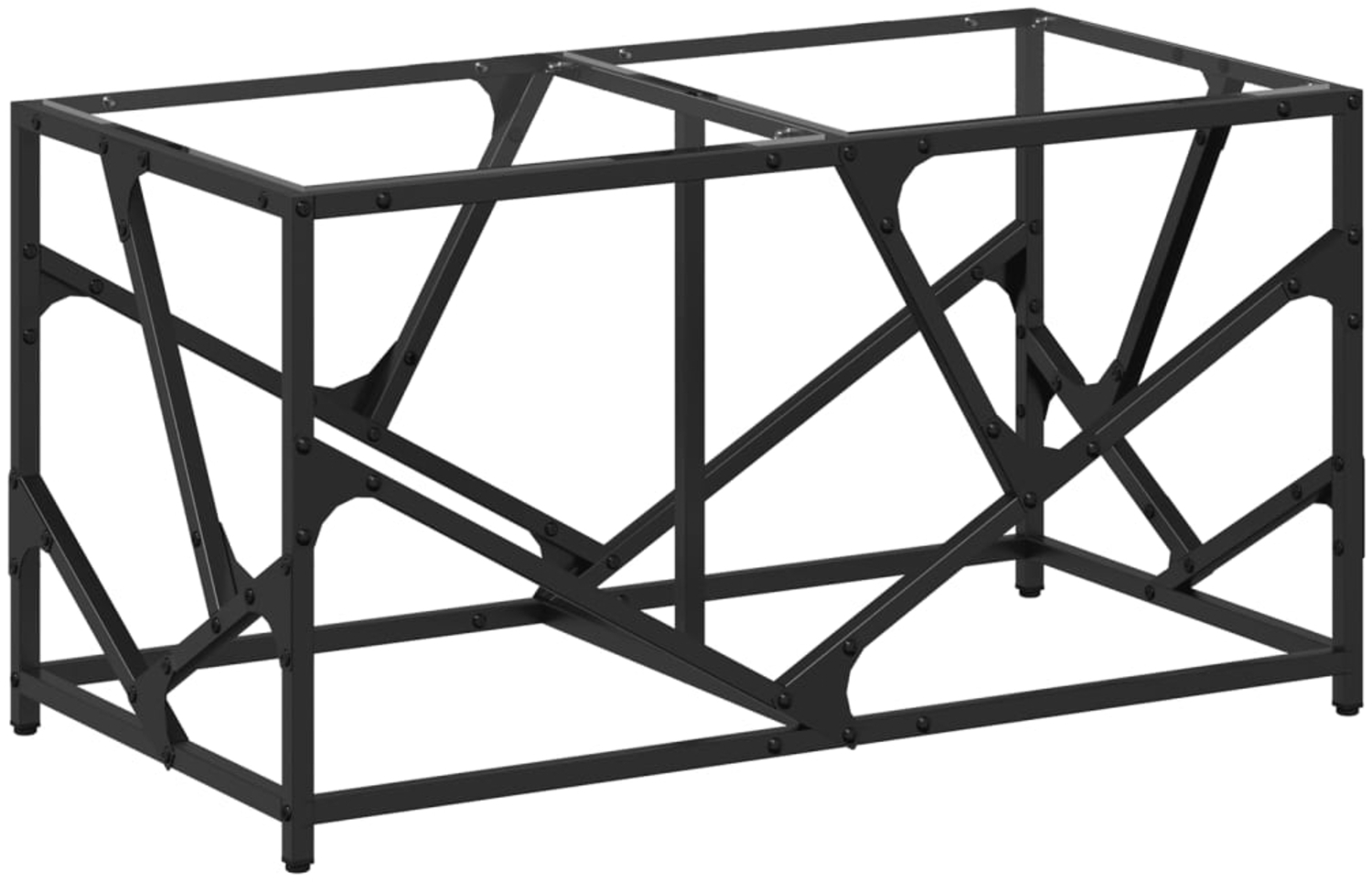 vidaXL Couchtisch mit Glasplatte Transparent 78,5x40x41 cm Stahl 845994 Bild 1