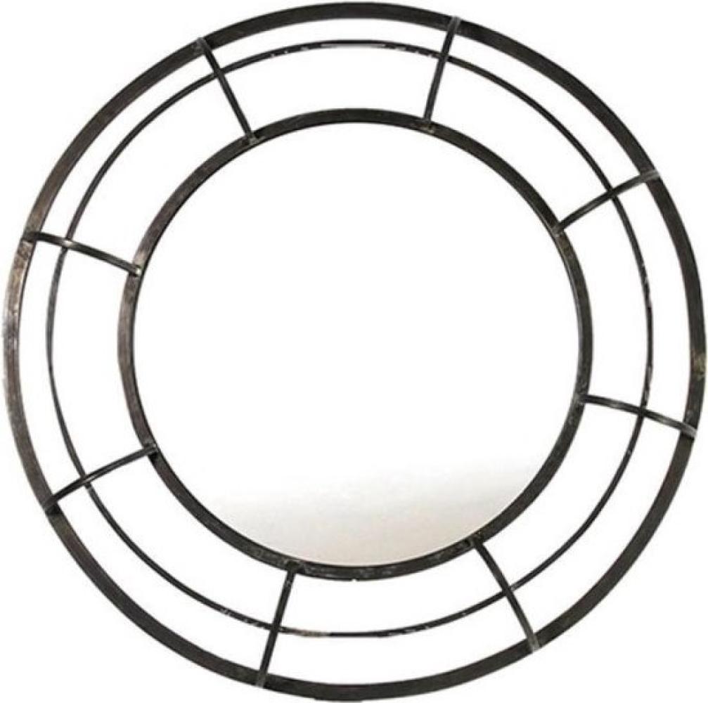 wandspiegel rund Rosanna 90x8,5 cm nickelgrau Bild 1