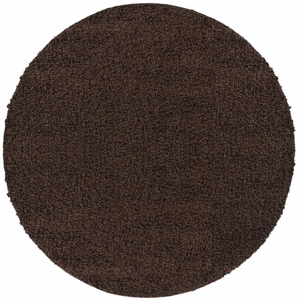 Teppium Teppich Unicolor - Einfarbig, Rechteckig, Höhe: 30 mm, Einfarbig Shaggy Teppich Wohnzimmer Langflor versch. farben und größen Bild 1