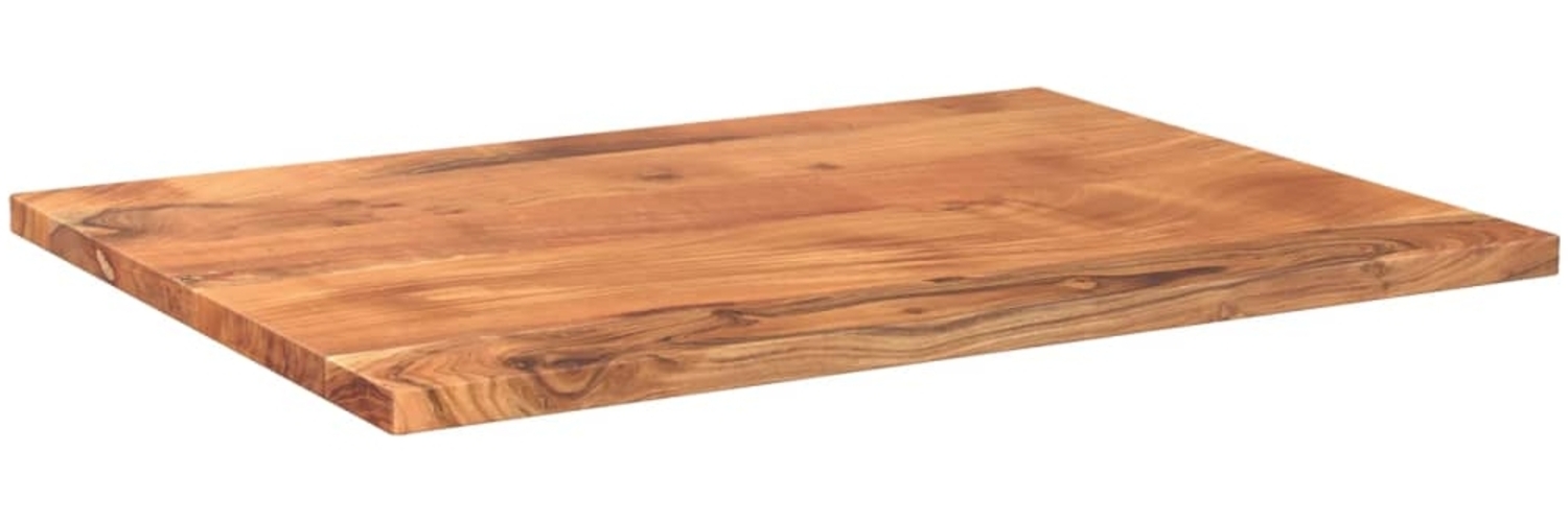vidaXL Tischplatte 80x50x3,8 cm Rechteckig Massivholz Akazie 370982 Bild 1