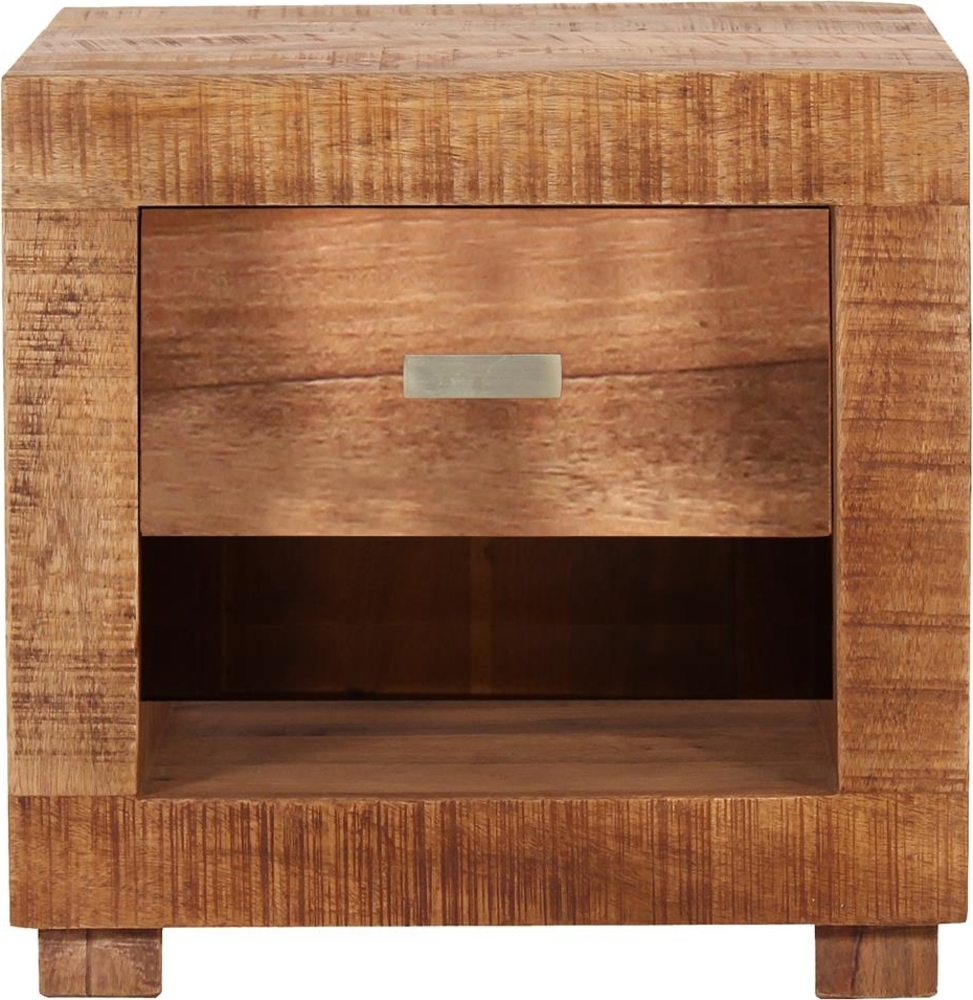 Nachtkommode Akazie Natur 1 Schublade Bild 1