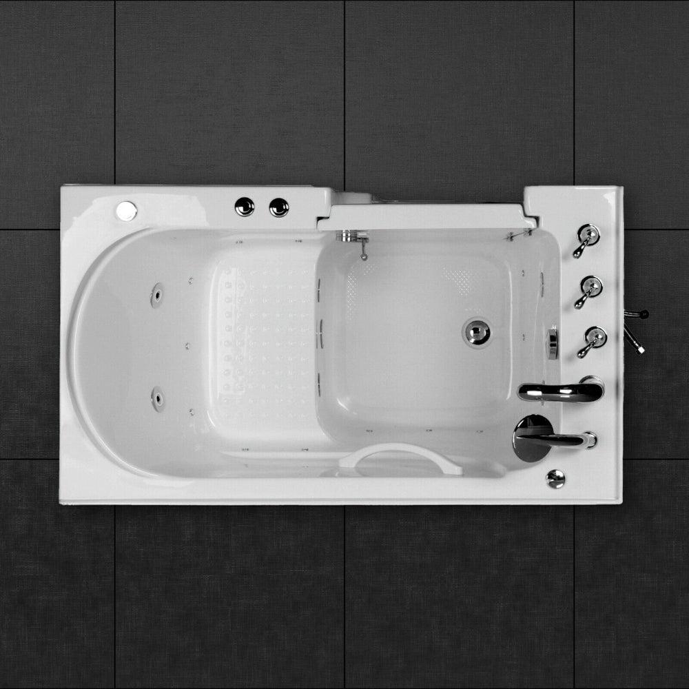 Luxus Tür-Seniorenbadewanne Whirlpool Senioren Badewanne 122x71cm Modell 2024 l Bild 1