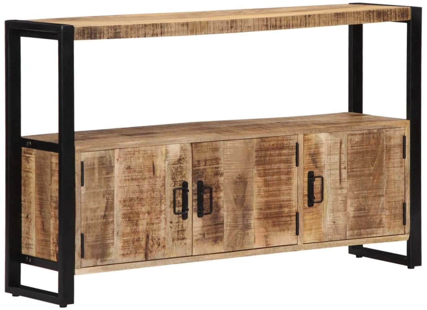 vidaXL Kommode 120 x 30 x 75 cm Massivholz Mango Bild 1