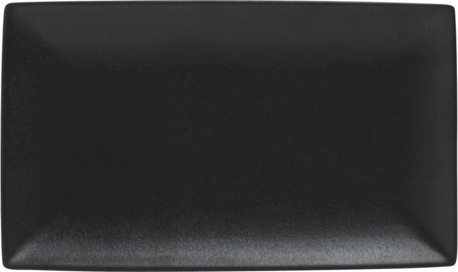 Maxwell & Williams AX0070 CAVIAR BLACK Platte 34,5 x 19,5 cm, Premium-Keramik Bild 1