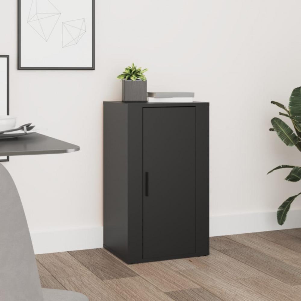 vidaXL Sideboard Schwarz 40 x 33 x 70 cm Holzwerkstoff [819413] Bild 1