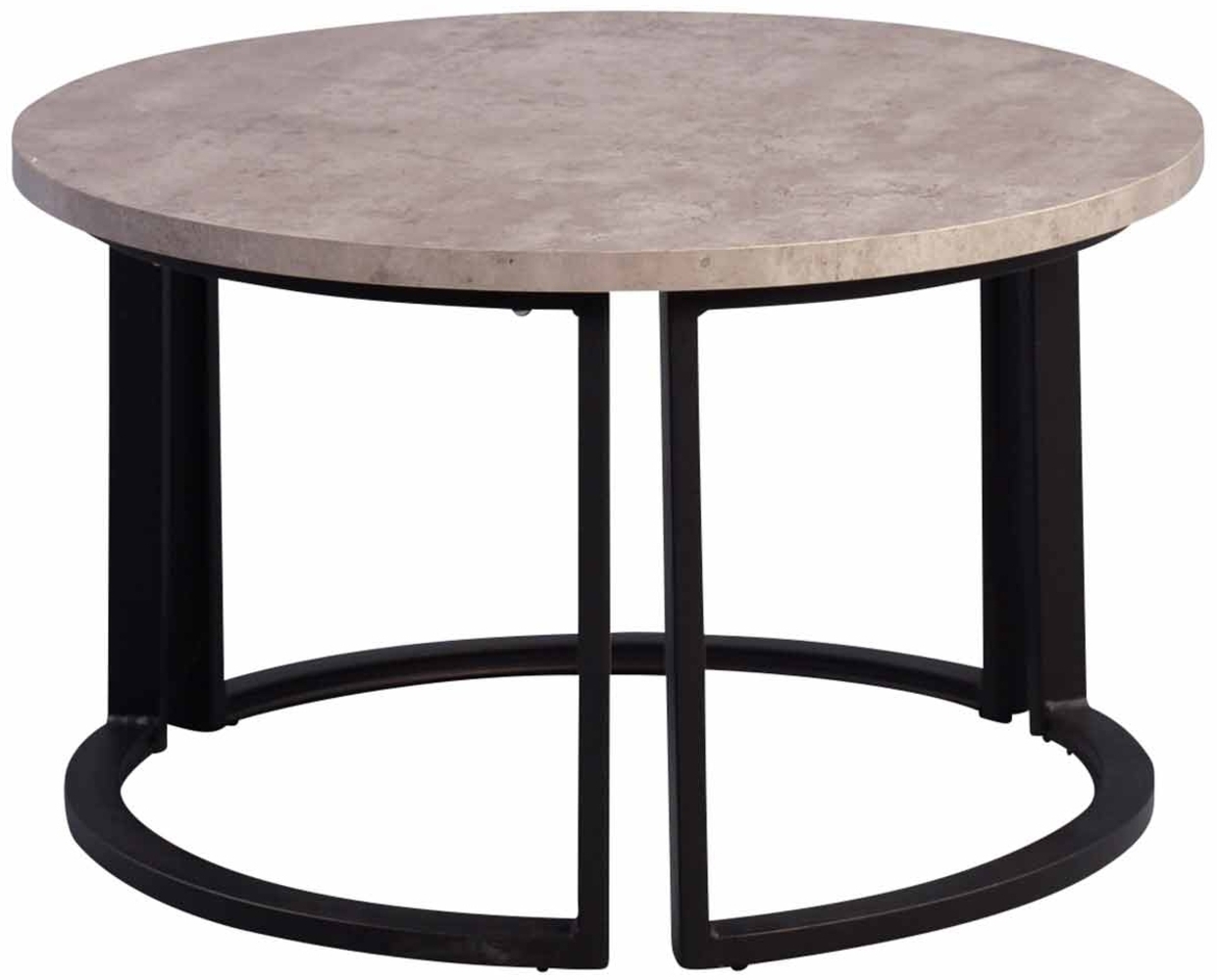 Couchtisch Nizza 1 / New York 1, Grau, Schwarz Bild 1