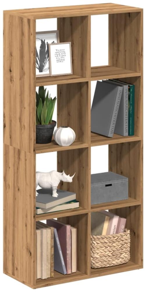 vidaXL Raumteiler-Bücherregal Artisan-Eiche 69,5x29x137,5 cm 858029 Bild 1