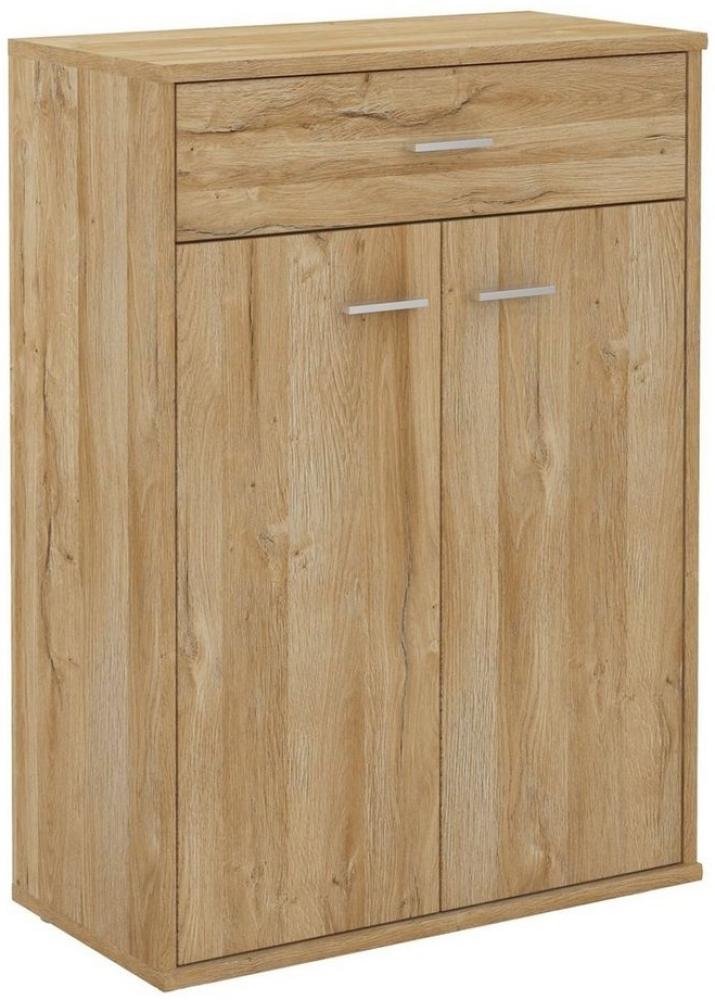 CARO-Möbel Kommode Tommy Sideboard Schrank in Wildeiche mit Schublade und 2 Türen Bild 1