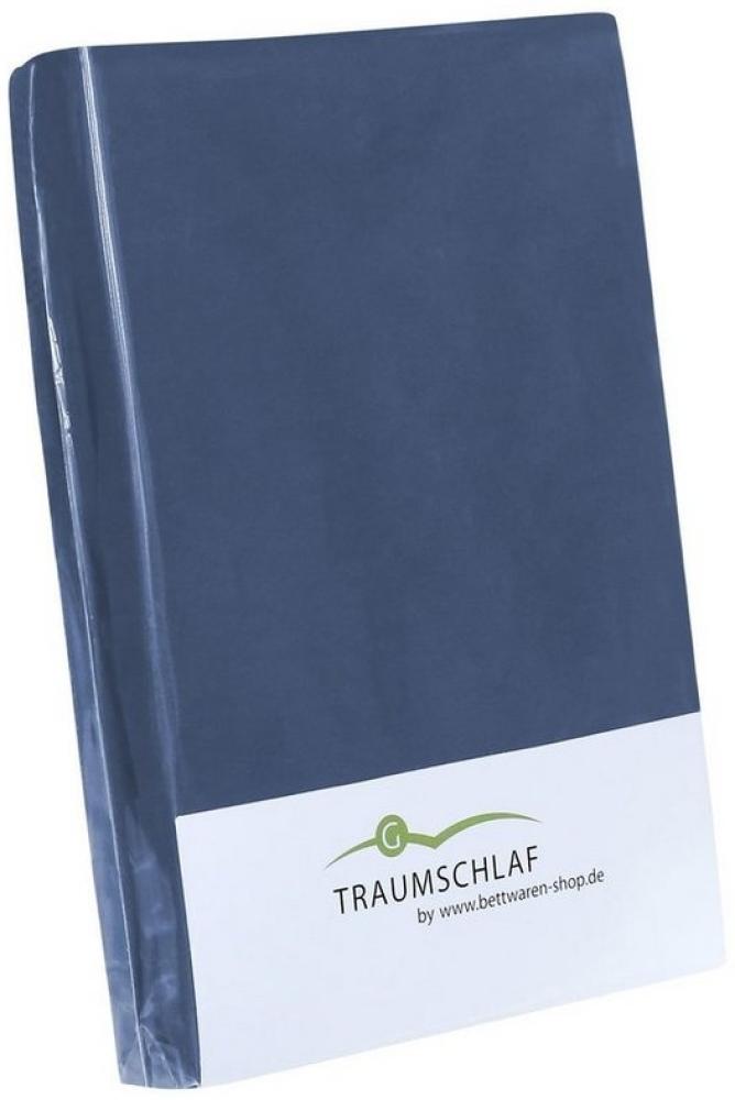 TRAUMSCHLAF Spannbettlaken Jersey-Elasthan Stretch, Jersey, Gummizug: Rundumgummi, (1 Stück), auch für hohe Matratzen Bild 1