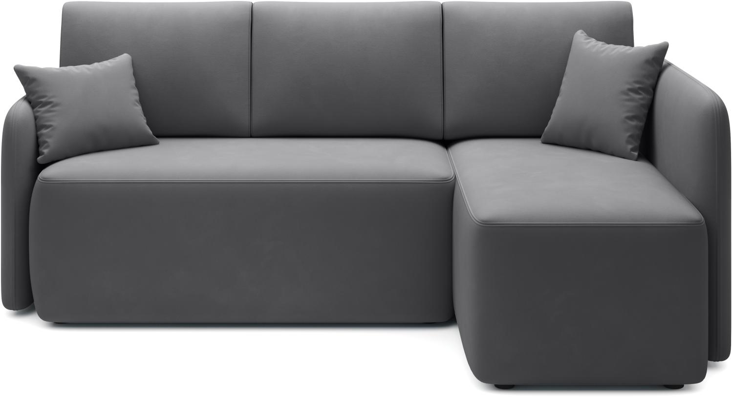 Hadson, Ecksofa, Eckcouch, Dunkelgrau Bild 1