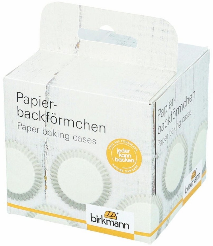 Birkmann Muffinform Papierbackförmchen Weiß Ø 7 cm Bild 1