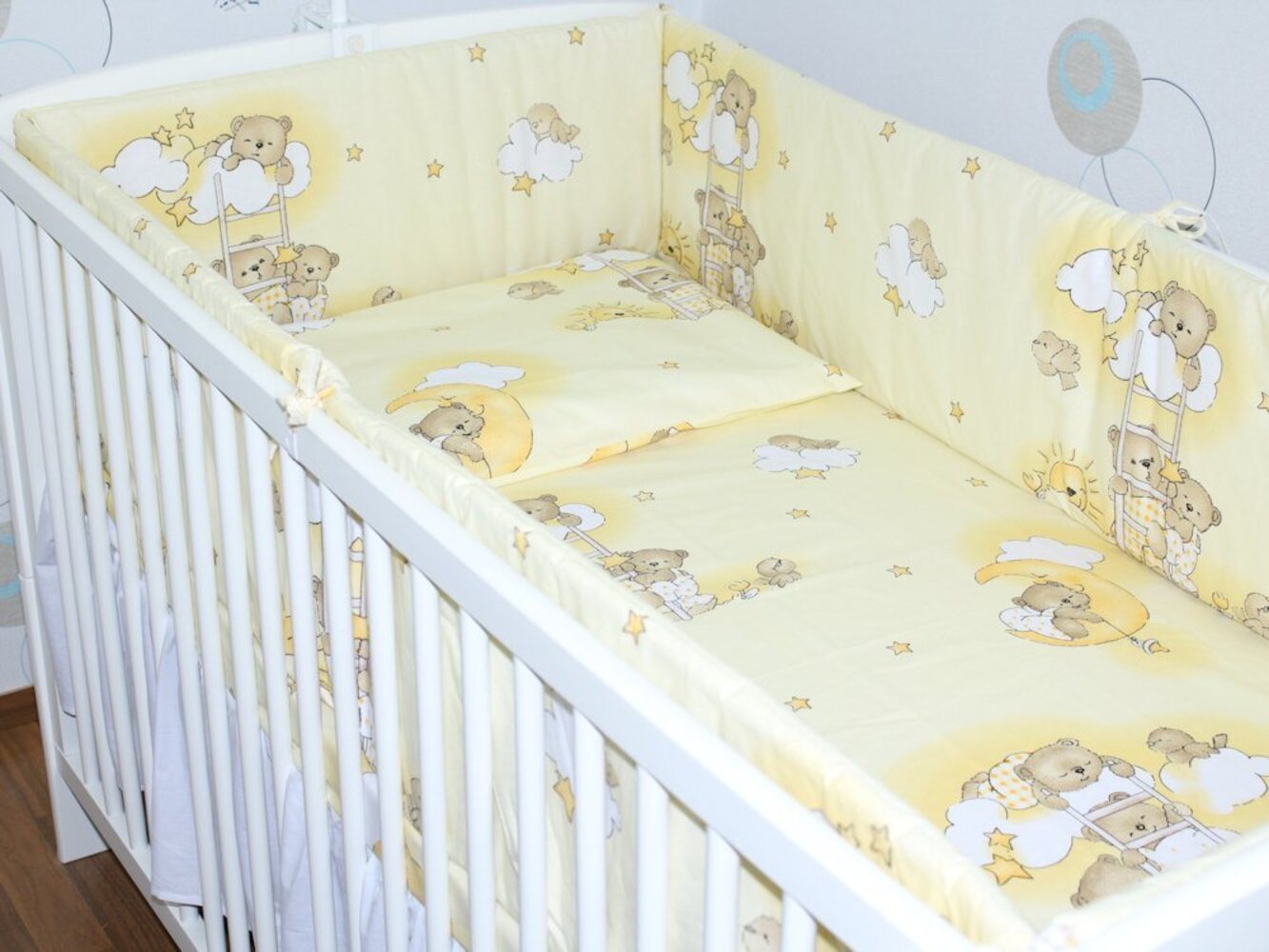 Primawela Bettnestchen Nestchen 420 cm Bettumrandung Baby Bett Kinder Nest Kopfumrandung Bild 1