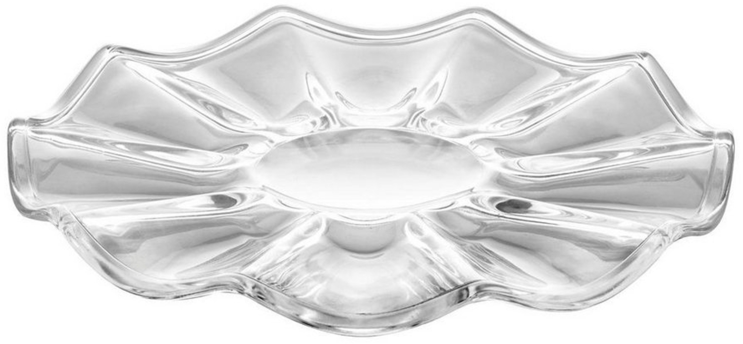 Glas Eierteller für 10 halbe Eier Bild 1