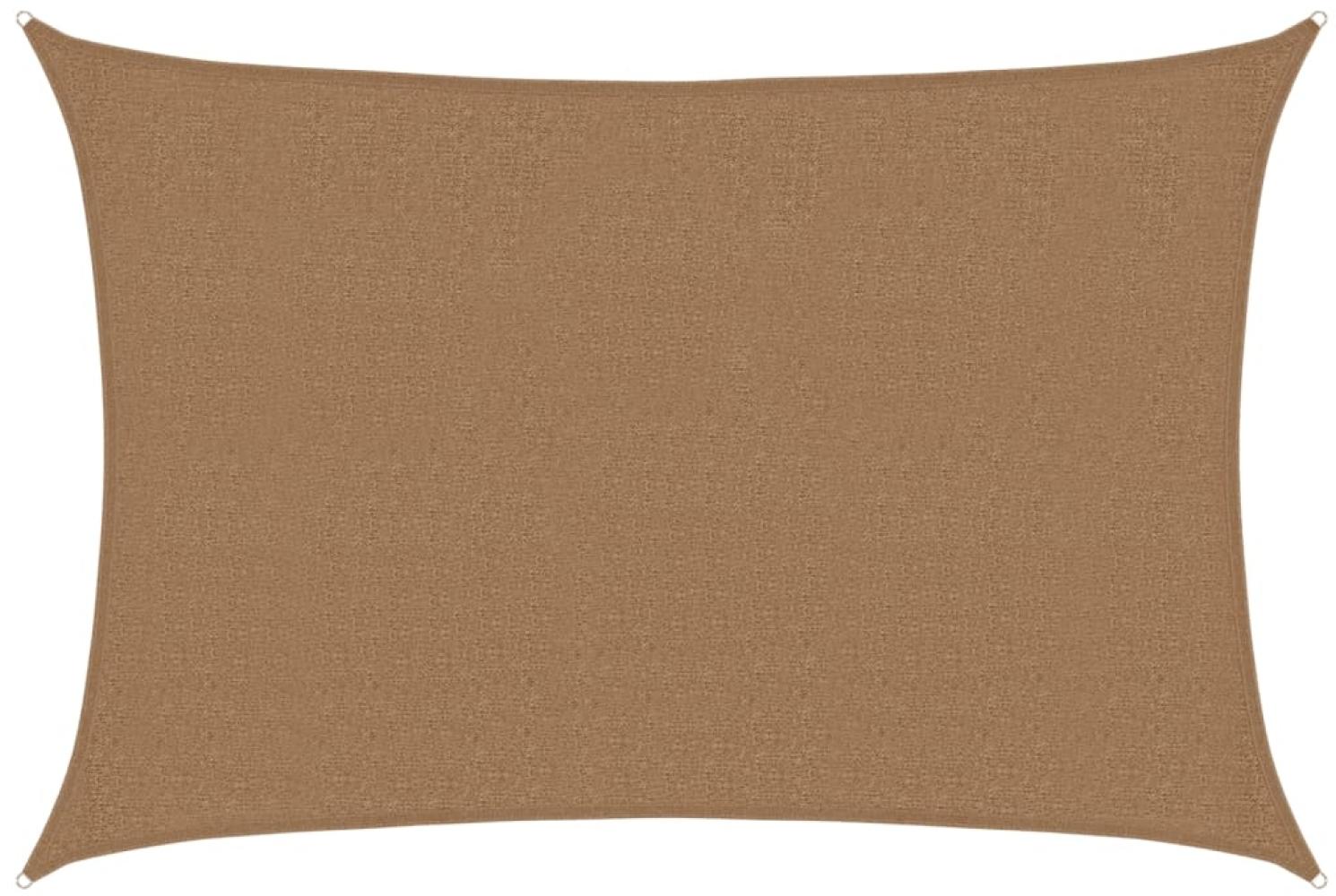 vidaXL Sonnensegel 160 g/m² Taupe 2,5x3,5 m HDPE 311398 Bild 1