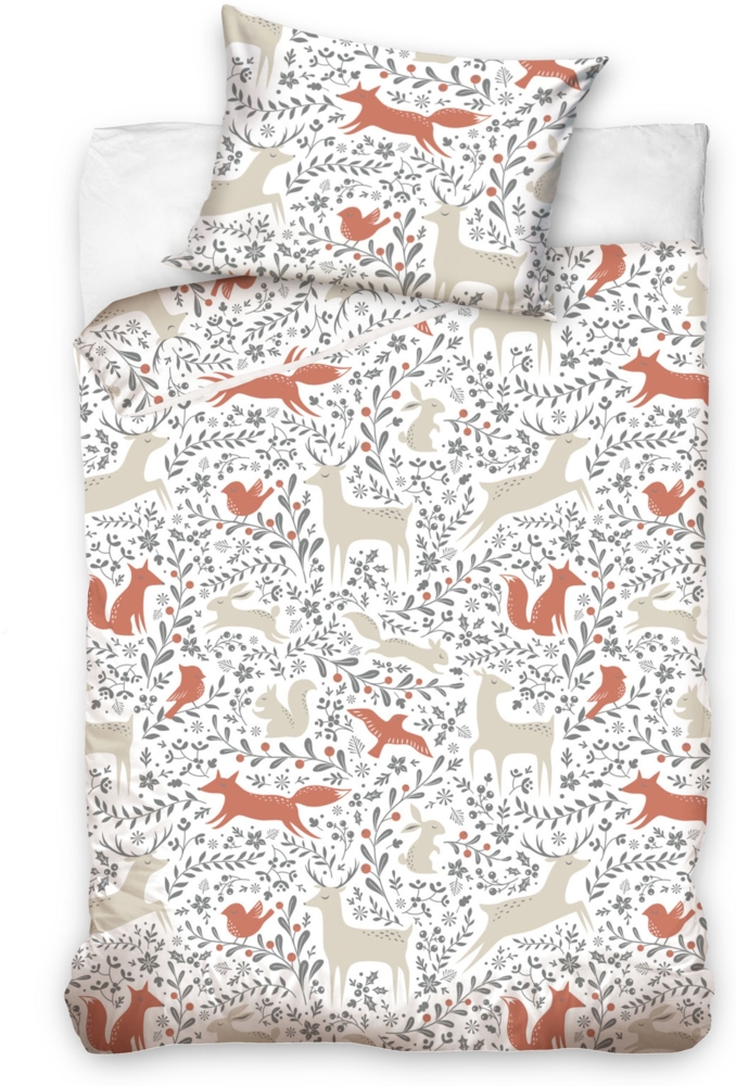 Tiere Babybettwäsche NL211014-BABY 100x135 cm + 40x60 cm Bild 1