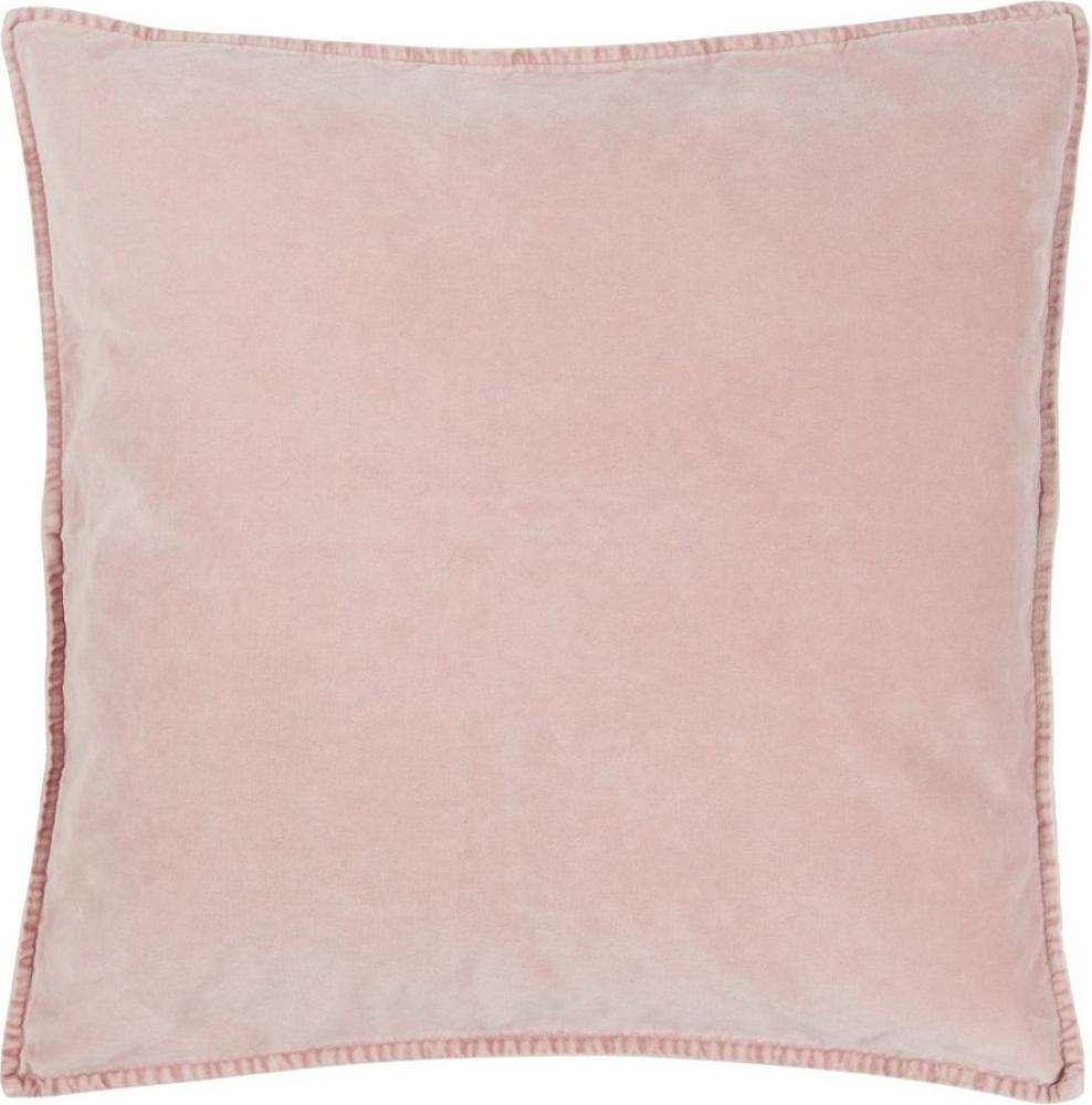 Ib Laursen - Kissenbezug Rosa 52x52cm Samt Velour (6230-43) Kissenhülle Bild 1