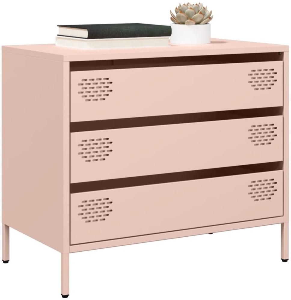 vidaXL Sideboard Rosa 68x39x58,5 cm Kaltgewalzter Stahl 851293 Bild 1