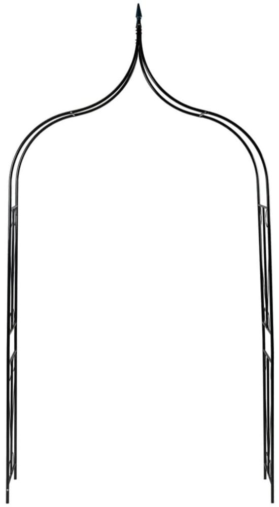 vidaXL Rosenbogen Dunkelgrün 120x38x258 cm Eisen 47094 Bild 1