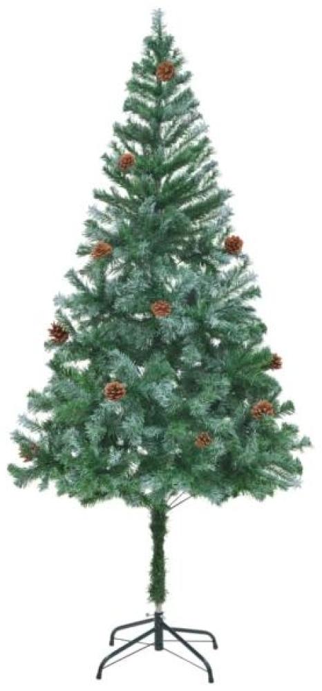 vidaXL Künstlicher Weihnachtsbaum mit Tannenzapfen 180 cm 60178 Bild 1