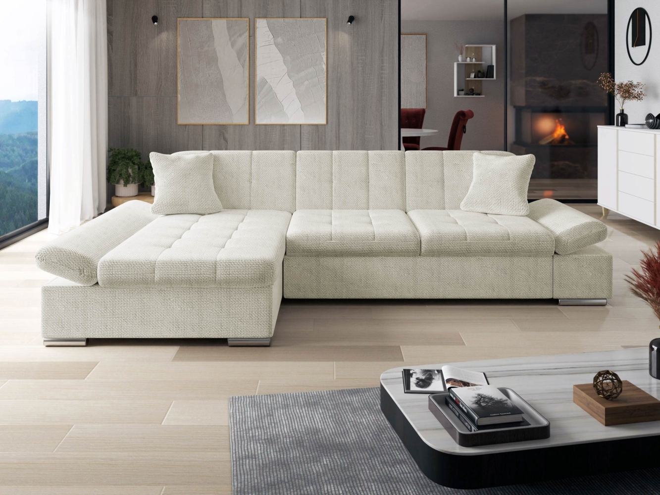 Ecksofa Montana (Farbe: Flow 03, Seite: Links) Bild 1