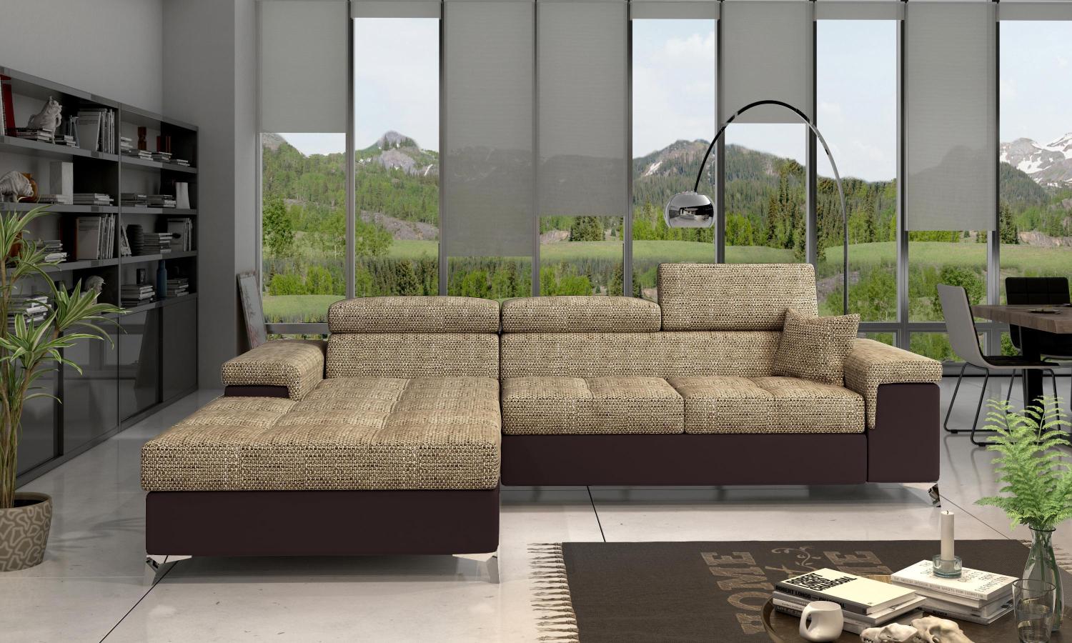 Wohnideebilder Ricardo Beige Ecksofas & Eckcouches Ric_04 Bild 1