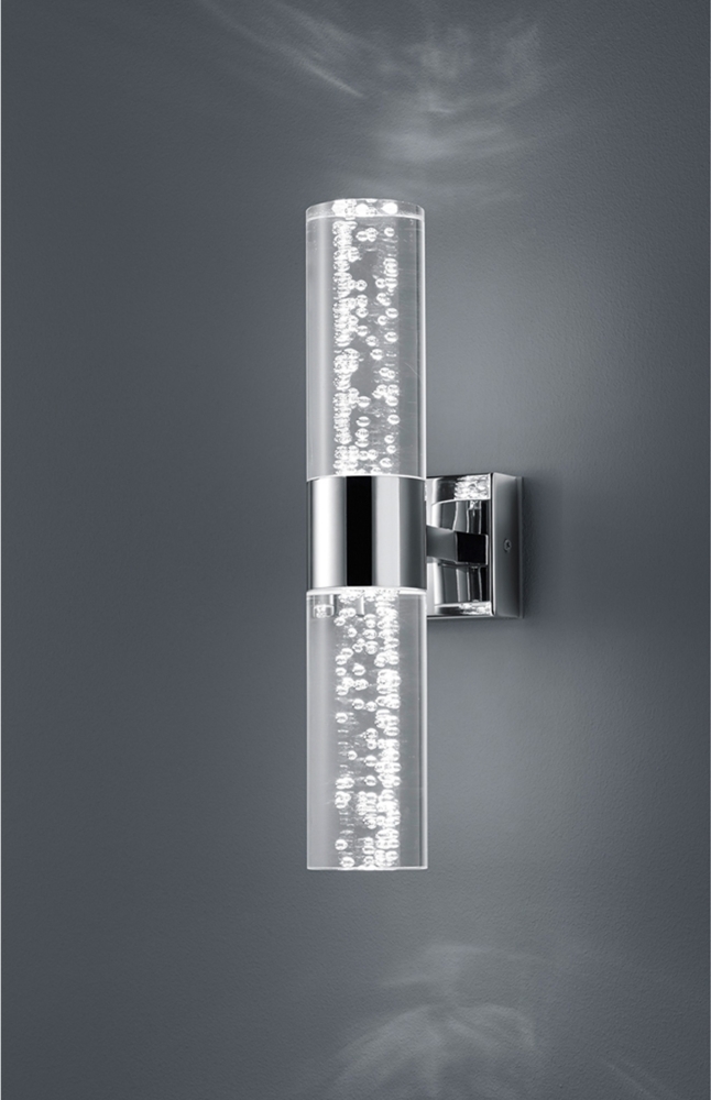 Vornehme 6,4 Watt LED Wandleuchte in Chrom Bild 1