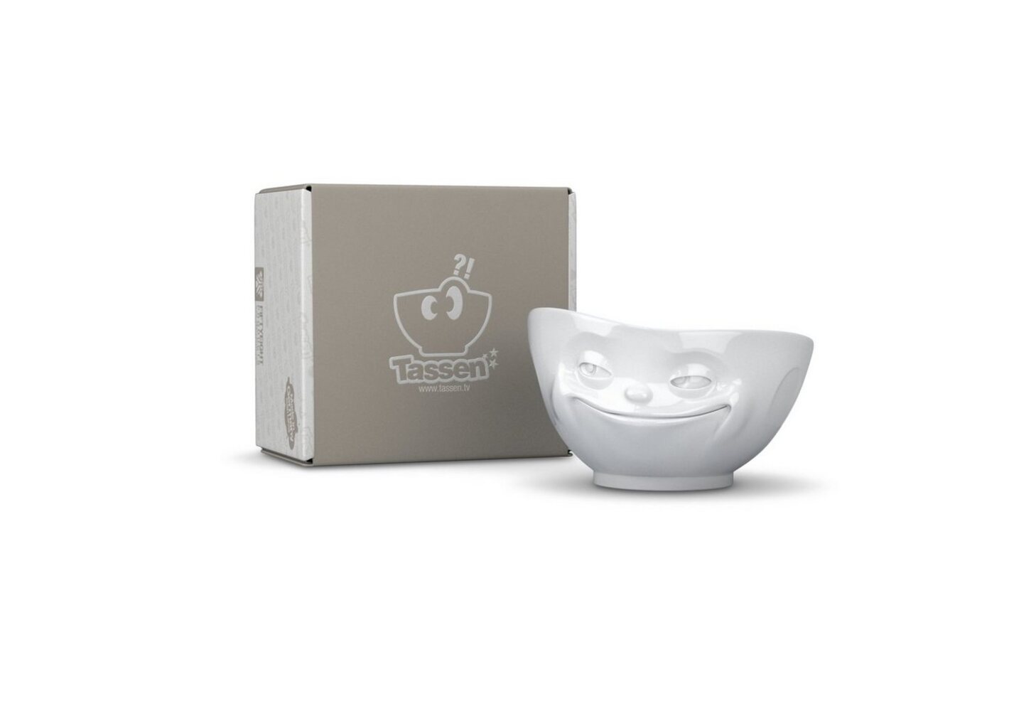 FiftyEight Products Schale grinsend weiß Bild 1