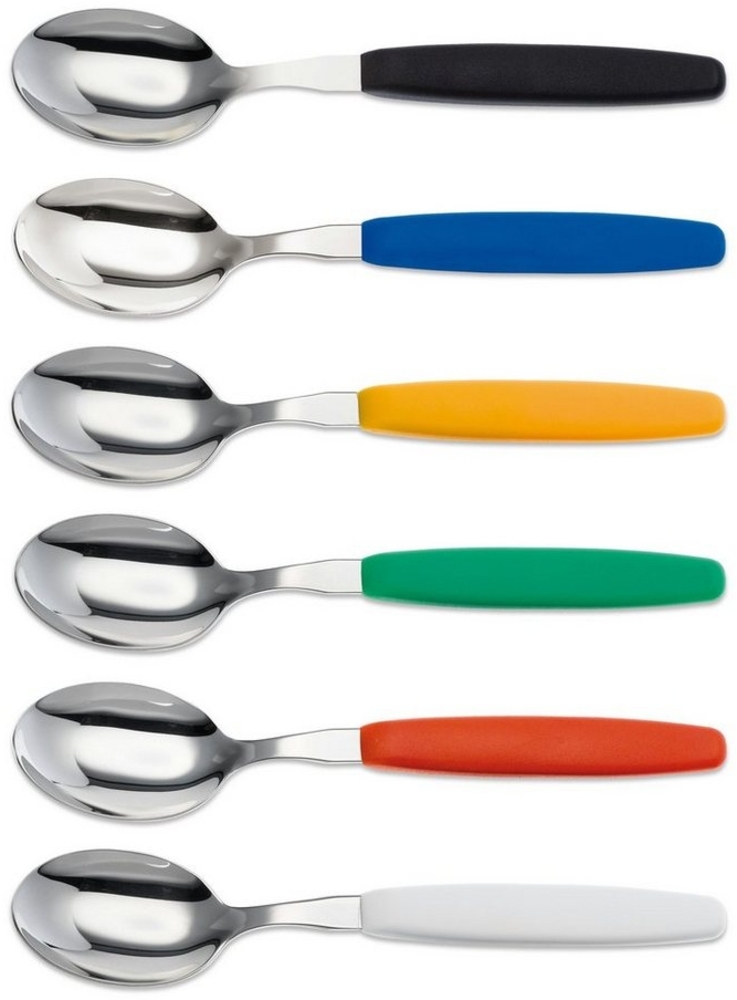Giesser Messer Bestecklöffel Besteck Gabel, Teelöffel, Löffel, Kuchengabel (6 Stück), schönes Design, langlebig, kombinierbar, spülmaschinenfest Bild 1