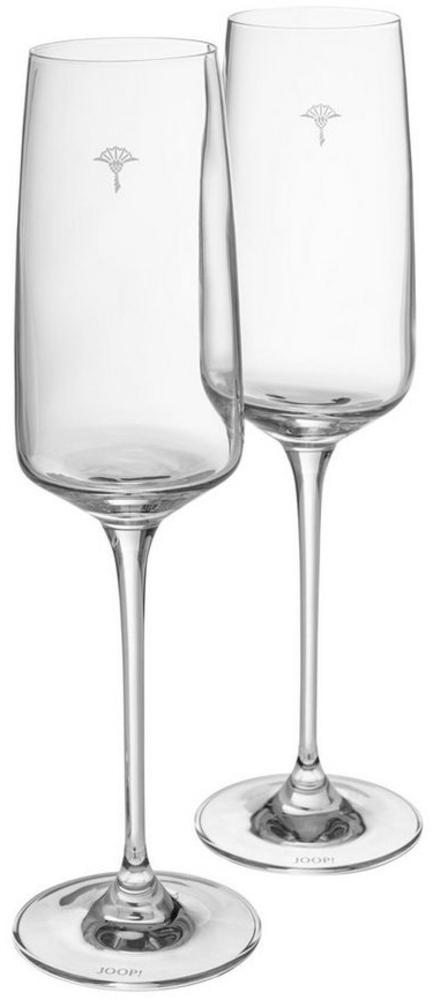 JOOP! Sektglas JOOP! LIVING - SINGLE CORNFLOWER Champagnerglas 2er Set, Glas Bild 1