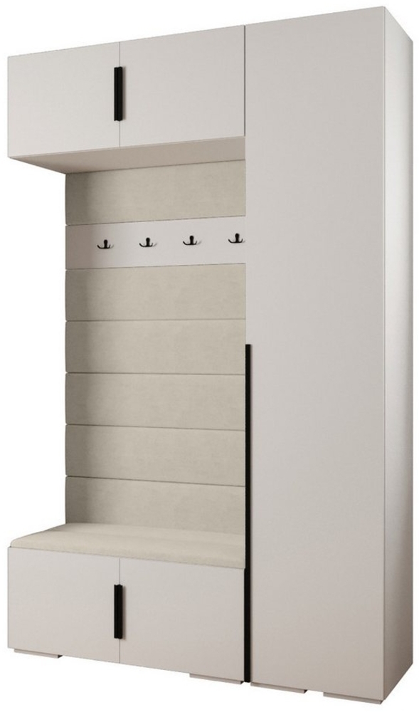 ABIKS MÖBEL Kompaktgarderobe INOVA 1 SATZ 19 Möbelset, Garderobe mit Kleiderstange und Regalen Bild 1